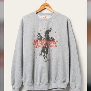 Unisex Junk Food Budweiser Sweatshirt | XS